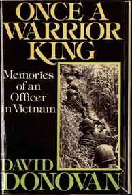 Book, Donovan, David, Once A Warrior King: Memories of an Officer in Vietnam (hardcover) (Copy 2)
