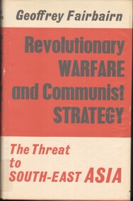 Book, Geoffrey Fairbairn, Revolutionary Warfare and Communist Strategy