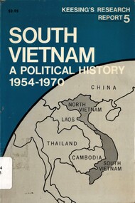 Book, Keesing's Research Report, South Vietnam: A Political History 1954-1970