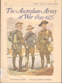 Book, Laffin, John, The Australian Army at War 1899-1975