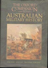 Book, Dennis, Peter & Grey, Jeffrey, The Boxford Companion to Australian Military History