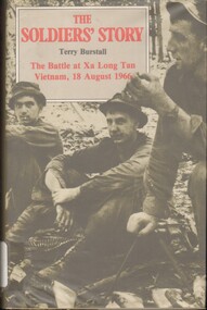 Book, The Soldiers' Story:  The battle at Xa Long Tan (Copy 1)