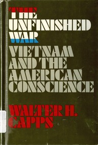 Book, The Unfinished War: Vietnam And The American Conscience