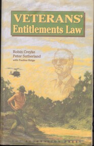 Book, Veterans' Entitlements Law