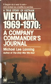 Book, Lanning, Michael Lee, Vietnam 1969-1970: A Company Commander's Journal (Copy 2)