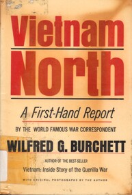 Book, Burchett, Wilfred, Vietnam North