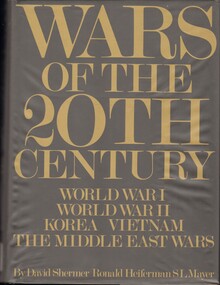 Book, Wars of the 20th century: World War One. World War Two, Korea, Vietnam, The Middle East Wars