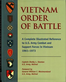 Book, Vietnam Order of Battle. Copy 1