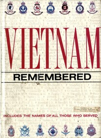 Book, Pemberton, Gregory, Vietnam Remembered. (Copy 1)