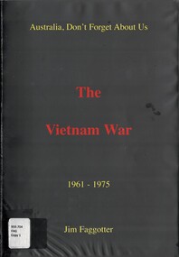 Book, Faggotter, Jim, Australia, Don't Forget About Us: The Vietnam War (Copy 1)