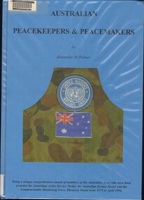 Book, Palmer, Alexander, Australian Peacekeepers & Peacemakers