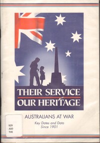 Book, Department of Veterans Affairs, Their Service Our Heritage: Australians At War