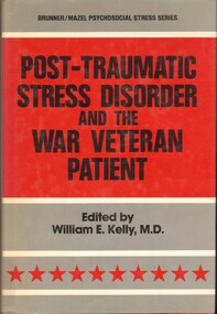 Book, Post Traumatic Stress Disorder and the War Veteran Patient, 1985