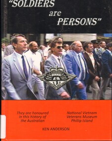 Book, Anderson, Ken AM, Soldiers Are Persons (Copy 2)