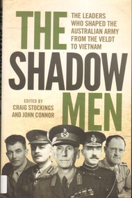 Book, Stockings, Craig ed. and Connor, John ed, The Shadow Men, 2017