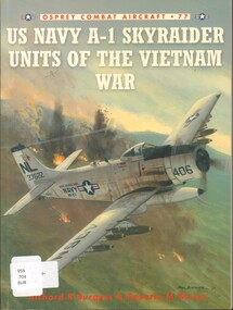Book, US Navy A-1 Skyraider Units of the Vietnam War, 2009