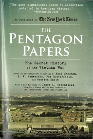 Book, Sheehan, Neil, The Pentagon Papers: The Secret History of the Vietnam War, 1971