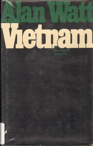 Book, Watt, Alan, Vietnam: An Australian Analysis. (Copy 2), 1968