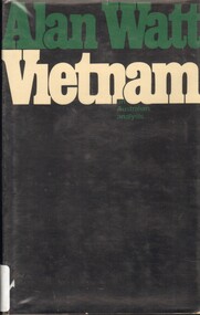 Book, Vietnam: An Australian Analysis. (Copy 2), 1968