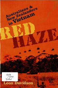 Book, Davidson, Leon, Red Haze: Australians & New Zealanders in Vietnam, 2006