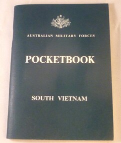 Australian Military Forces Pocketbook on South Vietnam issued during Vietnam War.