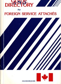 Book, Chief of the Defence Staff - Canada, Guide and Directory For Foreign Service Attaches