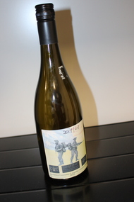 A wine bottle gifted to the National Vietnam Veterans Museum.