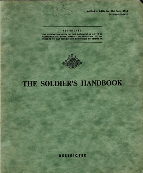 Australian Army: The Soldiers' Booklet, 1965