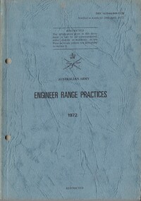 Australian Army: Engineer Range Practices 1972