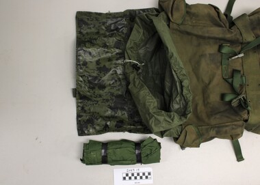 A ruck sack which was a standard item issued to australian servicemen    