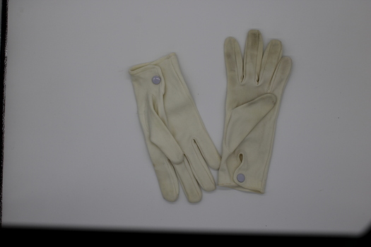 Dress gloves, part of the dress uniform worn by Alan Reed.