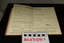 Inside photograph of serviceman Gregory Carl Juckerts discharge papers. Vietnam war (1962-1972).