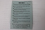 Blue nine rules card issued to Australian servicemen whilst serving in Vietnam conflict 1962-1972.