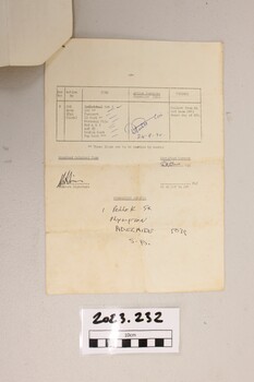 Clearance certificate issued to Australian servicemen leaving Vietnam for Australia via Saigon.