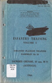 Infantry Training Volume 1, Infantry Platoon Weapons