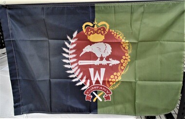 A flag of W Company New Zealand