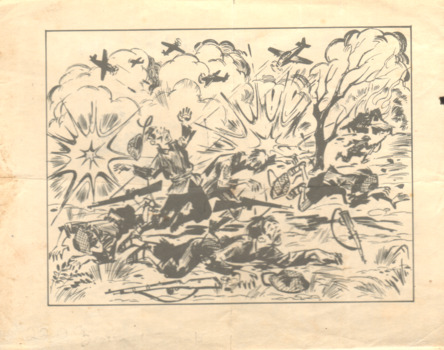 A small Vietnamese propaganda flyer.