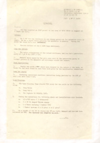 A photocopy of Appendix 1 to Annex A