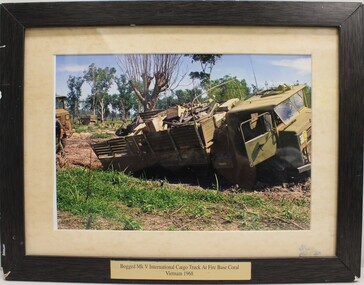 Bogged MK V International Cargo Truck At Fire Base Coral Vietnam 1968