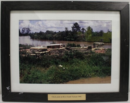 Check Point on River South Vietnam 1968