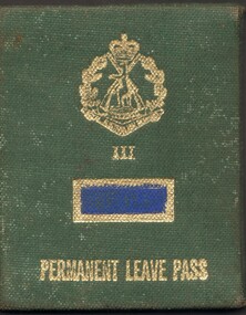 Booklet - Leave Pass, Permanent