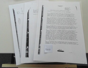 A Copy of a Report of Operation Broken Hill