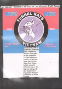 Our banner represents all four of the Vietnam Field Troop from 1965 - 1971.
