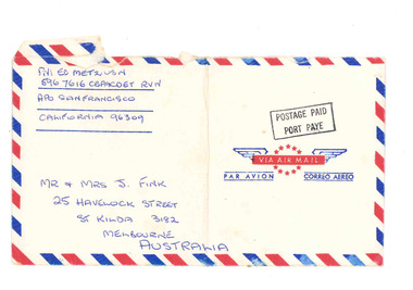 Ephemera - Envelope, Air mail