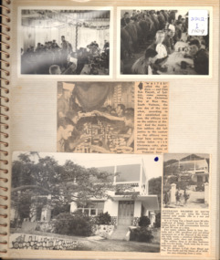 Photographs and newspaper clippings from Gerald Anthony Cudmore