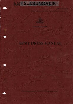 Australian Army: Army Dress Manual