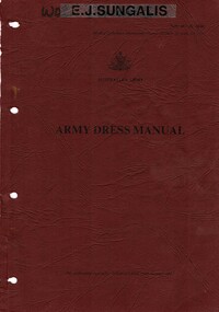 Australian Army: Army Dress Manual