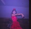 A coloured slide of Kim's Spanish Dance