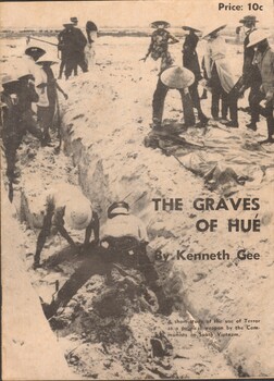 Booklet - The Graves of the Hue. By Kenneth Gee. 10 pages. Black and white graphic images inside.