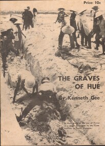 Booklet - The Graves of the Hue. By Kenneth Gee. 10 pages. Black and white graphic images inside.
